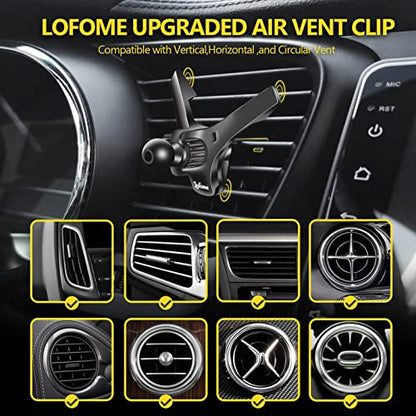 Universal Air Vent Clip for Car Mount,Sturdy Vent Grip for Most Car Phone Holder&Wireless Car Charger-Only Vent Clip for Replace/Upgrad(Compatible with Joint Ball Diameter 0.67 in/17mm)