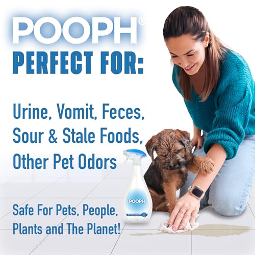 Pooph Pet Odor Eliminator, 20oz Spray - Dismantles Odors on a Molecular Basis, Dogs, Cats, Freshener, Urine, Poop, Pee, Deodorizer, Natures, Puppy, Fresh, Clean, Furniture, Potty, Safe - size: 20 Fl Oz (Pack of 1)