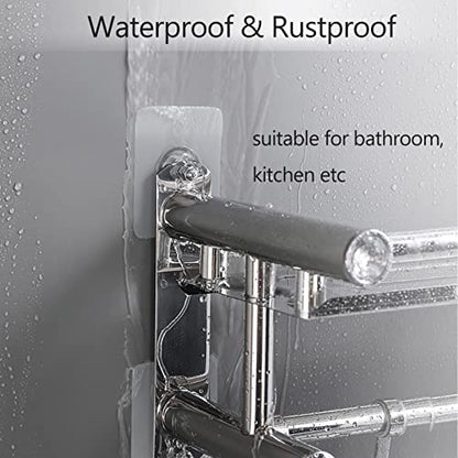 AIERSA 13 Pack Wall Hooks for Hanging,Screw Free Sticker for Mount Wall Shelf, 2 in 1 Reusable Adhesive Hooks Heavy Duty, Waterproof Rustproof and Oilproof for Kitchen, Bathroom, Home, Office(16mm) - color: 13 packs