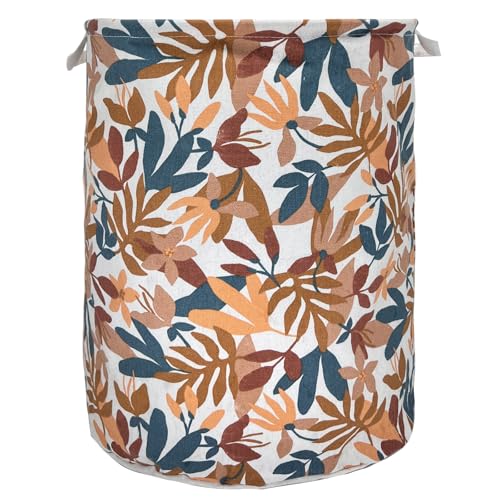 Merdes 19.7’’ Waterproof Foldable Laundry Hamper, Dirty Clothes Laundry Basket, Linen Bin Storage Organizer for Toy Collection (Plant Yellow) - color: Plant Yellow