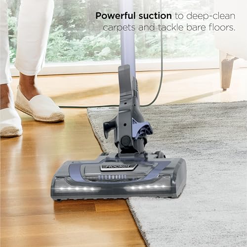 Shark Rocket Pro DLX | Corded Stick Vacuum | Removable Hand Vacuum, Advanced Swivel Steering, XL Dust Cup Capacity | Crevice Tool, Upholstery Tool & Anti-Allergen Dust Brush | Gold | HV371GD - color: Gold