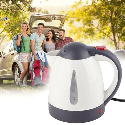 Car Electric Kettle, Portable 1000ml 24V Travel Car Truck Kettle Electric Automatic Shut Off Portable Water Heater Boiler Stainless Steel Kettles for Tea Coffee Making