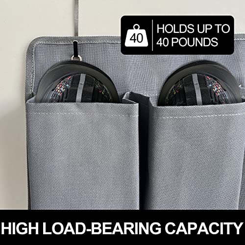 RVZONE RV Shoe Pockets 10 Pockets & 6 Pockets Heavy Hanging Bedside Storage Organizer with Sturdy Hooks Storage Pockets Hangs on bed for Shoes Toys and Tool Accessories