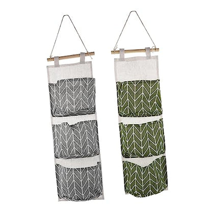GLEAVI 2pcs Hanging Wall Shelves Storage Hanging Bag Wall Pocket Storage Bag Organizer Rv Organization and Bedroom Pendant