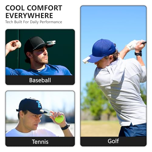 Tigeraire Lil Breezy Clip-On Hat Fan for Kids | 8 MPH Airflow, 6H Runtime, Rechargeable, Face and Head Cooling, Mini Personal Portable - color: White