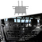 Rear Seat Cargo Net Pet Barrier Compatible with Jeep Wrangler JK JL Gladiator JT 2 Door 4 Door 2007-2023 (Black) - color: Black
