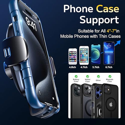 Phone Holders for Your Car [Gooseneck Flexible] Phone Stand for Car Dashboard Windshield Automotive Accessories [Strong Suction Cup] Cell Phone Car Mount for All iPhone Android Smartphone - style: Gooseneck