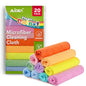 AIDEA Microfiber Cleaning Cloth, 20PK, Lint-Free Cleaning Rags, Microfiber Towels for Cars, Wash Cloths, Dusting Cloth for Home, Window, Cleaning Supplies, 11.5"×11.5" - color: Multicolor