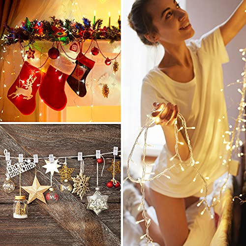 50 Pieces Self Adhesive Clips Wall Tapestry Clips Plastic Sticky Picture Hanging Poster for Teachers Double Sided Adhesive Spring for Home Office(Clear) - color: Clear