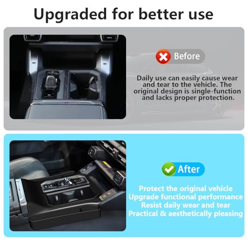 Central Control Silicone Gear Shift Panel Trim Cover Fits for RAV4 2026 Gear Shift Control Anti-Scratch Panel Protective Cover for RAV4 Accessories - size: RAV4-Center Cover Organizer-26