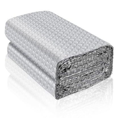 Reflective Foil Insulation, Double Reflective Bubble Insulation Sheet, Aluminum Foil Bubble Shield, Radiant Barrier Roll for RV Windows Weatherproofing (47''x 15Ft) - size: 47'' x 15 Ft