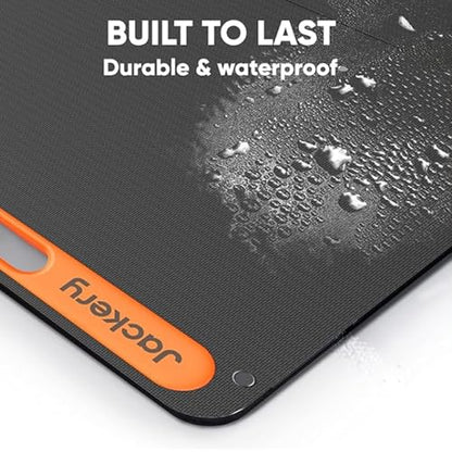 Jackery SolarSaga 200W Portable Solar Panel,IP68 Foldable Bifacial Solar Panels,Compatible with Jackery Explorer Power Station and Solar Generator,for Rooftops Outdoor Camping Off-Grid and RVs - size: 200 W Bifacial