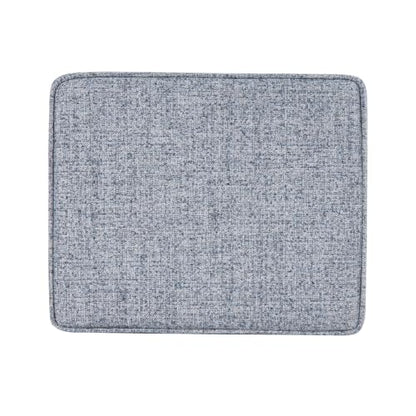 HomePop 22" Medium Tufted Storage Ottoman - Blue Gray Woven Fabric - color: Blue Gray Woven Fabric