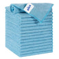 MR.SIGA Microfiber Cleaning Cloth, All-Purpose Microfiber Towels, Streak Free Cleaning Rags, Pack of 15, Sky Blue, Size 30 x 30 cm(11.8 x 11.8 inch) - color: Sky Blue