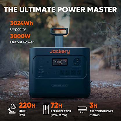Jackery Solar Generator 3000 Pro (Renewed)