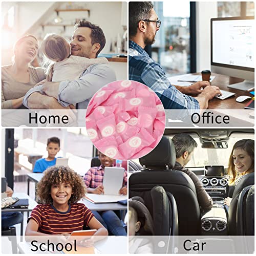Classycoo Compressed Towel 100 PCS Mini Tablets Disposable Portable Face Towel Cotton Coin Tissue Eco-Friendly for Travel, Camping, Hiking, Sport, Beauty, Home Hand Cloths, Outdoor Activities Pink - size: 1 Count (Pack of 100), style: Large (Pink)
