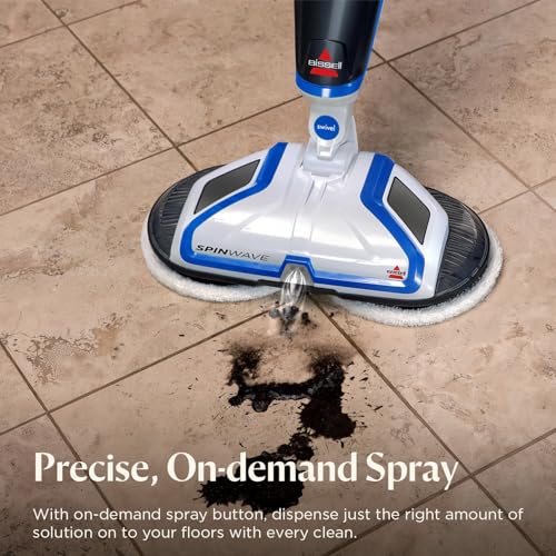 Bissell® SpinWave Hard Floor Expert Corded Spin Mop Cleaner with Washable mop Pads for Sealed Hard Floors, 20393 - style: SpinWave Corded