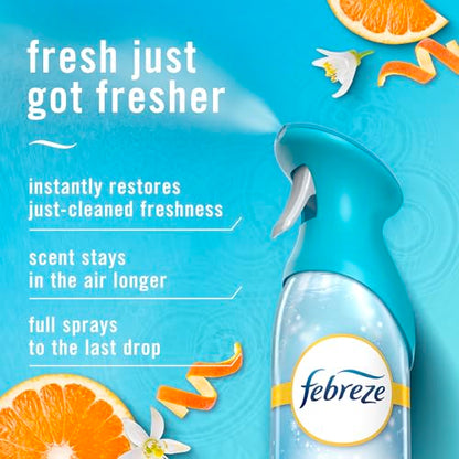 Febreze Air Mist, Air Freshener, Odor Fighting Room Spray, Deodorizer for Home Bathroom Kitchen Office Apartment, Soothe & Restore, Refresh & Energize, Romance & Desire Variety Pack, 8.1oz (Pack of 3) - style: Mood Mix Pack