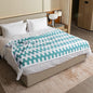 Waterproof Pet Blanket,Dog Bed Covers Couch Sofa Stylish Jacquard Pets Throw Blankets for Puppy Cats Washable Reversible Furniture Protection Covers (Blue Wave,XL) - color: Blue Wave, size: XL-145*216cm(57*85in)