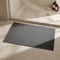 Triohero Bathroom Rugs Non Slip Washable, Super Absorbent Thin Bath Mat Small Quick Dry Low Pile Bathroom Rug, Dark Grey 20"x30" - color: Dark Grey, size: 20"x30"