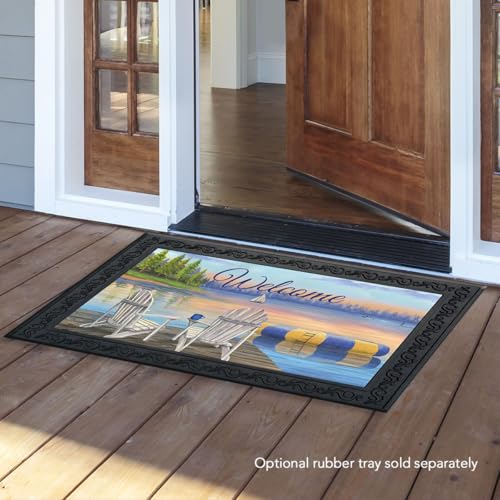 Briarwood Lane Waterfront Retreat Nautical Doormat - color: Waterfront Retreat