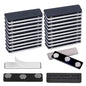 20 Pack Magnetic Curtain Closure with Adhesive for Blackout Blind Accessory, Window Blinds, Name Badge Holders, Curtain Magnet with Super Strong Magnets for Blackout Curtains (20 Pairs) - size: 20 pairs