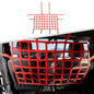 Rear Seat Cargo Net Pet Barrier Compatible with Jeep Wrangler JK JL Gladiator JT 2 Door 4 Door 2007-2024 (Red) - color: Red