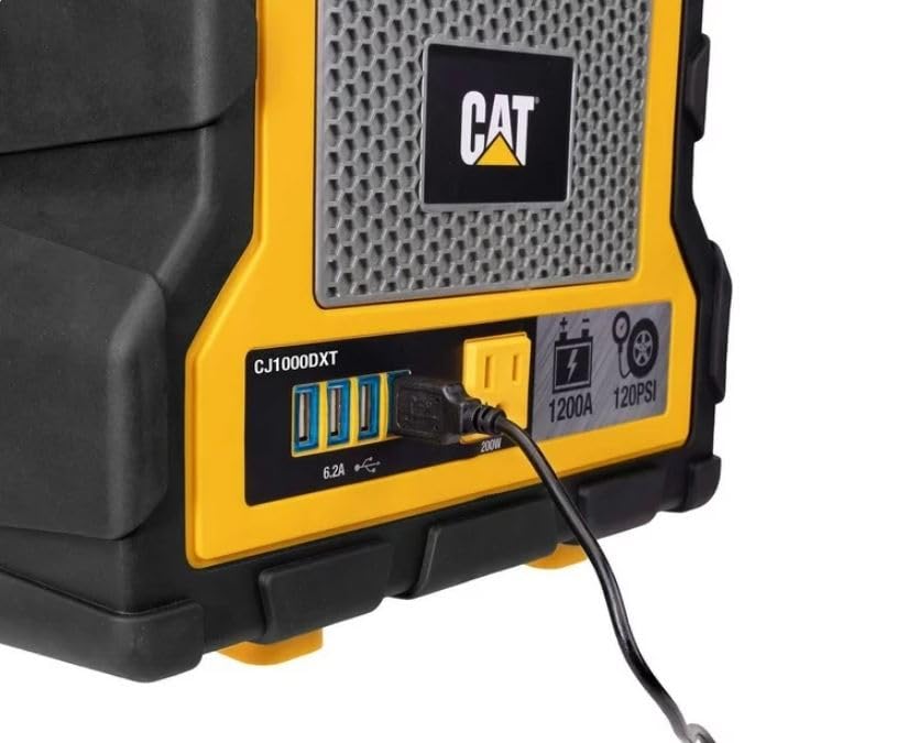 CAT CJ1000DXT 1200 Peak Amp Jump Starter and Powerstation w/200 watt Inverter