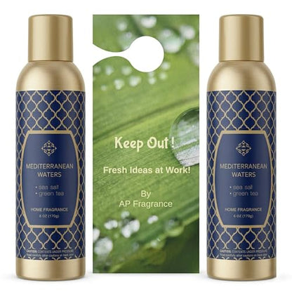 AP Fragrance Belfair Oaks Room Fragrance Air Freshener Spray - Concentrated Deodorizer, Mediterranean Waters - 2 Pack - size: 1 Count (Pack of 2)