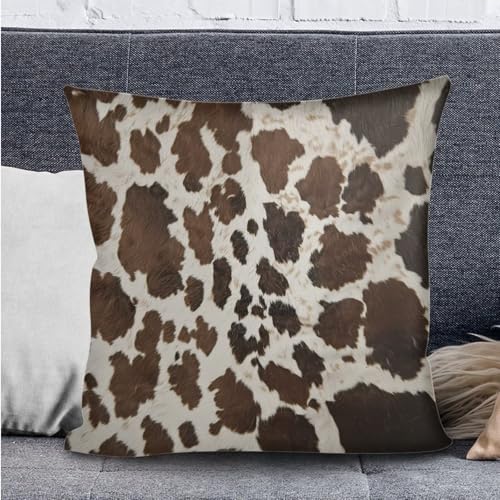 Cow Brown 3 Pcs RV Dinette Cushion Covers Breathable Camper Cushion Slipcover with Pillowcase, Stretch 2 Seat Sofa Chair Cover Camper Seat Covers Dinette Booth - color: Cow Brown