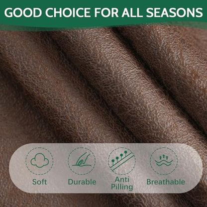 FUANGUI RV Dinette Cushion Covers Stretch Camper Cushion Cover Booth Seats Replacement RV Cushion Covers Washable Sofa Furniture Protector - color: Crackle-coffee