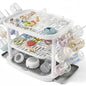 Baby Bottle Drying Rack,3-Tier Large Capacity Countertop Organizer with 360° Ventilation, Removable Drip Tray, Non-Slip Base – Easy to Clean Bottle Holder for Baby Accessories