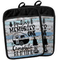 Camping Camper RV Gifts Pot Holders with Pockets, Making Memories One Campsite at a Time Pot Holders Heat Resistant Oven Mitts Hot Pads for Campsite RV Kitchen Baking Cooking - color: Louyzhut-1