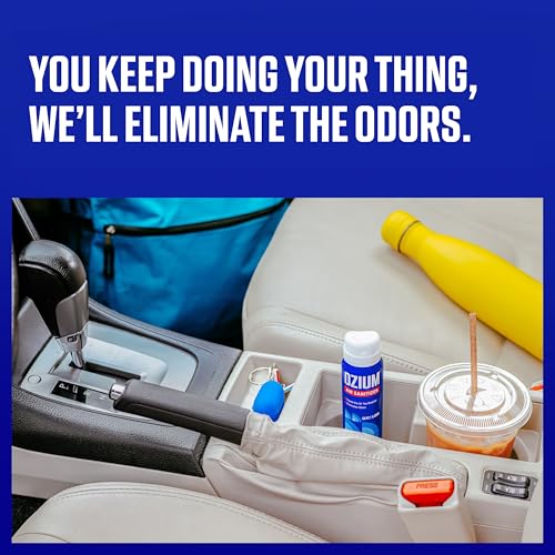 Ozium 0.8 oz. Air Sanitizer & Odor Eliminator for Homes, Cars, Offices and More, Citrus Scent, Pack of 6