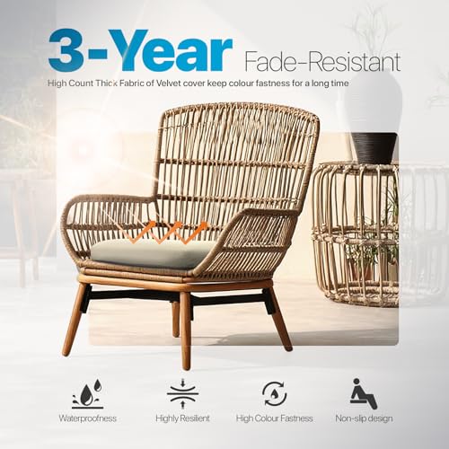 ShadeMart Dining Chairs Cushion with Removable Cover, Dining Kitchen Chair Pads with Non-Slip Bottom, Anti-Pet Scratch Fabric, Premium 63D Foam, 16'' x 16'' x 2'', Green (Pack of 1) - color: Green, size: 63D - 2‘’ x 16'' x 16''