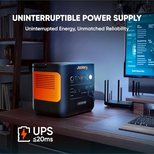 Jackery Explorer 2000 v2 Portable Power Station with Car Charging Cable, 2042Wh LiFePO4 Battery, 2200W Solar Generator, USB-C PD 100W Fast Charging for Camping, Home Use(Solar Panel Optional) - style: Explorer 2000 v2+Car Charging Cable
