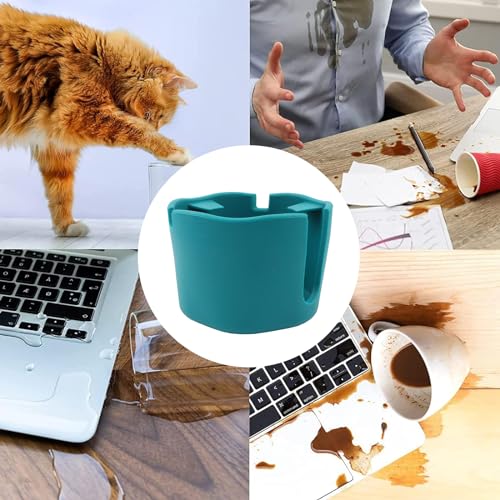 Suction Cup Holder Tip-Proof Desk Cup Holder with Removable Design | Non-Slip Base & for Desk, RV, Boat (Blue). - color: Blue