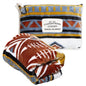 Carstens, Inc. Travel Blanket, Premium Compact 2-in-1 Airplane Blanket/Pillow, Arrowhead Earth - color: Arrowhead Earth, size: 50 inches x 60 inches