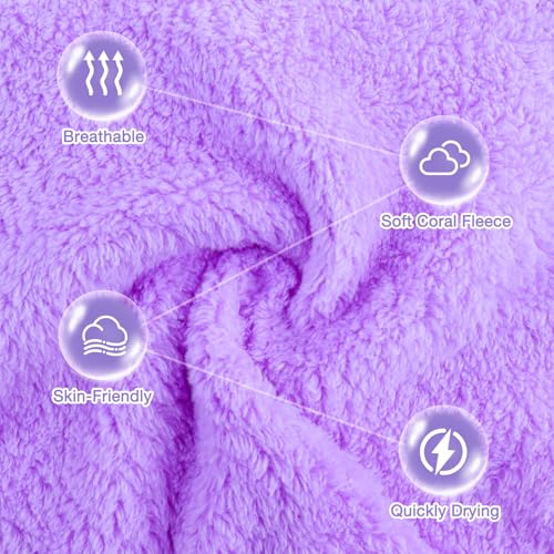 28 Pack Makeup Remover Cloths, Super Soft Premium Coral Velvet Facial Cleansing Towels 7x7 Inch, Highly Absorbent Microfiber Reusable Washcloths for Face, Eye, Lips