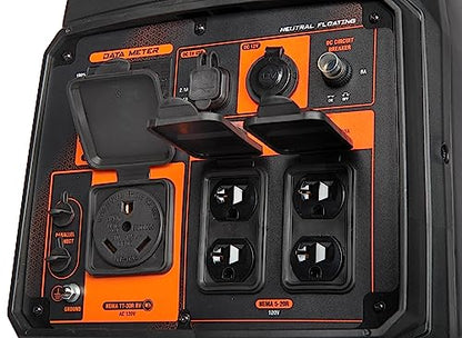 WEN Quiet and Lightweight 4800-Watt RV-Ready Portable Inverter Generator with Fuel Shut Off (56477i) - style: Recoil Start