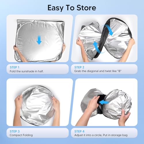 KUST Windshield Sun Shade for BMW X1 E84 Accessories 2011 2012 2013 2014 2015 Custom Fit Sunshade Foldable Sun Visor Protector Blocks UV Rays Keep Your Car Cooler - size: FOR | BMW X1 E84 2011-2015
