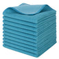 SINLAND Microfiber Dish Cloth for Washing Dishes Dish Washing Rags Best Kitchen Washcloth Cleaning Cloths Wash Cloths with Poly Scour Side 12Inchx12Inch 10 Pack Blue - color: Blue, size: 12inchx12inch 10pack