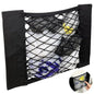 Plastic Bag Holder Mesh Storage Net Grocery Bag Holder Organizer Dispenser for Aluminum Foil, Trash Bag, Garbage Bag, Plastic Wrap, Shopping Bag Under Sink Cargo Organizers and Wall Mounted