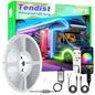 20FT RV Awning LED Light Strip, Camper Awning Lights Waterproof Underglow Led Light kit for RV Canopy Exterior, Travel Party, Van, Camper - size: 20FT