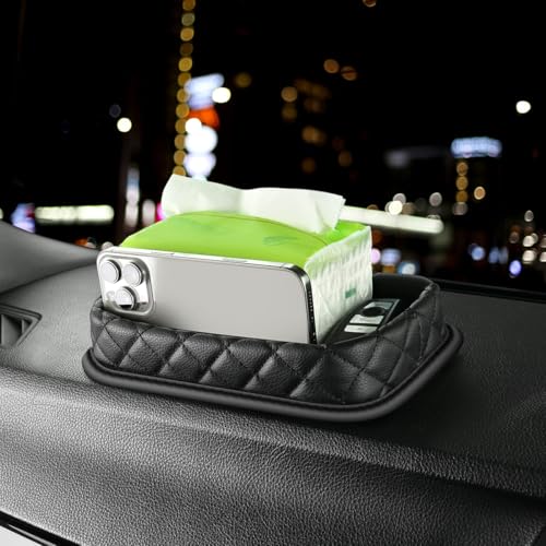 Car Dashboard Storage Box Loose Items Organizer - Suitable For Car, Office, Living Room, Dining Room And Other Scenarios (black b) - color: black b