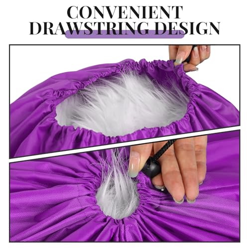 Woanger 12 Pack 28 x 45 Inch Extra Large Laundry Bags Bulk Washable Travel Laundry Bag with Drawstring Closure Large Dirty Clothes Organizer for College Dorm Home Hotel Camping(Purple) - color: Purple