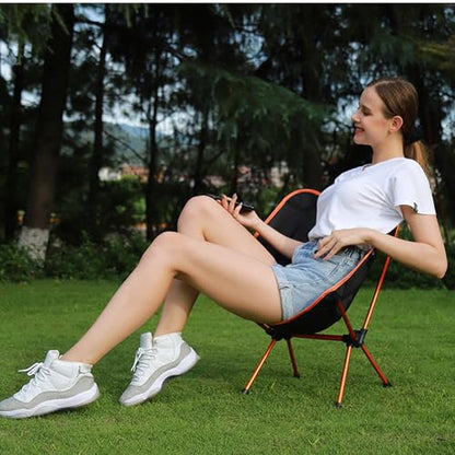 Lightweight Folding Camping Chair, Portable Foldable Compact for Outdoor Camp,Aluminium,Travel, Beach, Picnic, Festival, Hiking, Backpacking - color: Camouflage Folding Stool