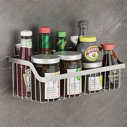 SUS304 Stainless Steel Mesh Basket, Large Wire Storage Organizer Basket, Multi-function Hanging Baskets for Kitchen Bathroom, L 15.75 Inch - size: 15.8Inch 1PCS