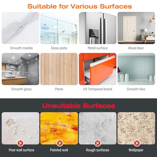 Adhesive Wall Hooks for Hanging Heavy Duty 33lb(Max), Waterproof and Rustproof Transparent Self Adhesive Hooks for Bathroom Kitchen Outdoor and Home Improvement -24 Pack - size: 01-Clear-24Pack