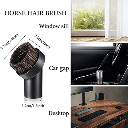 Alrens 1 1/4" Shop Vacuum Attachments Brushes Kit 1-1/4 inch 1-3/8 inch Vacuum Cleaner Accessories, Set of 7 - size: vacuum brush kit 7 pack